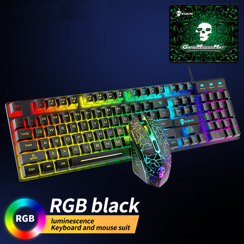 Kuiying T6RGB Gaming Keyboard & Mouse Set โ Luminous Backlight