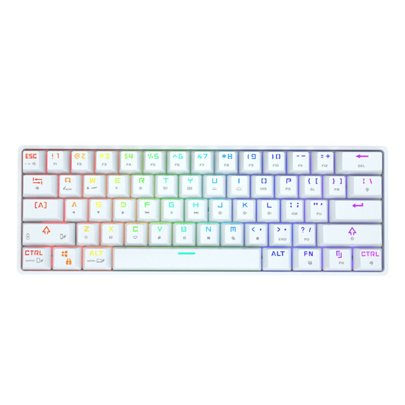 Clavier mécanique sans fil Bluetooth – Touches PBT colorées