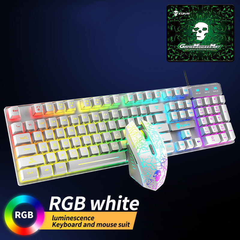Kuiying T6RGB Gaming Keyboard & Mouse Set โ Luminous Backlight