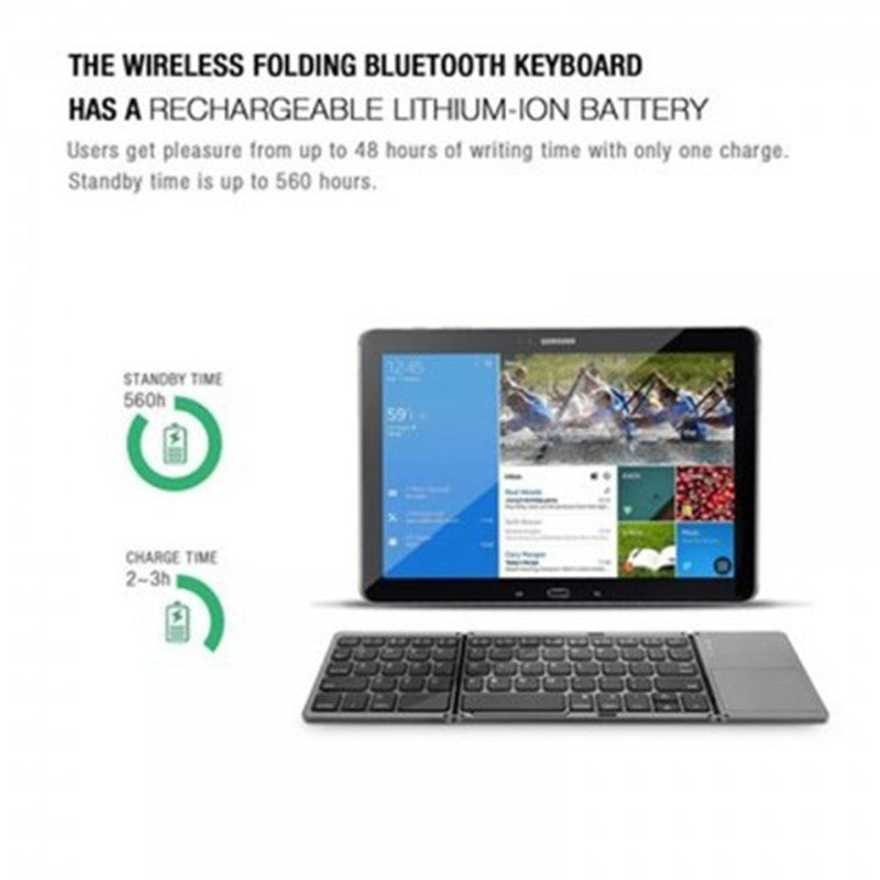 Clavier Bluetooth pliable – Clavier sans fil portable