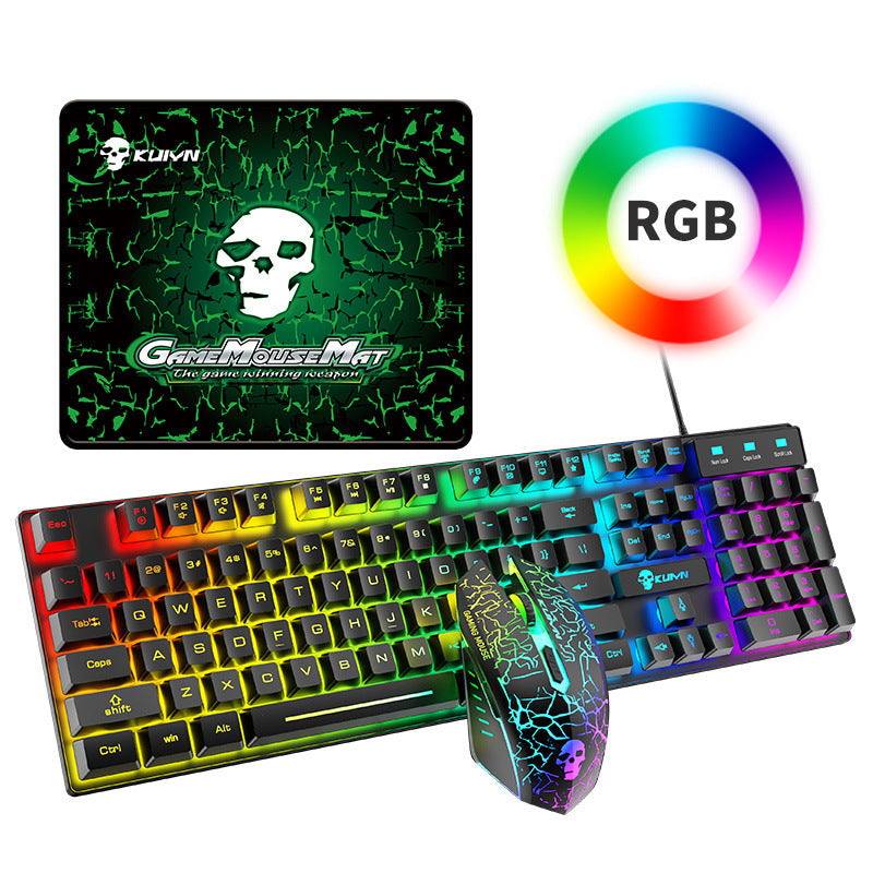 Kuiying T6RGB Gaming Keyboard & Mouse Set โ Luminous Backlight