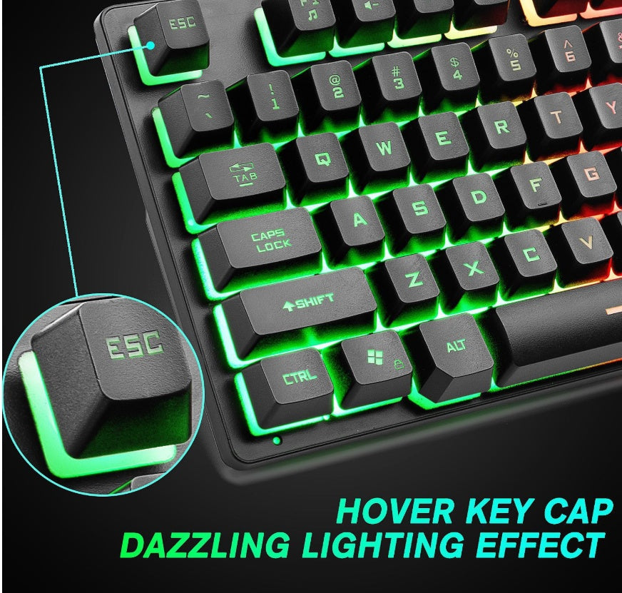 Mechanical Gaming Keyboard โ RGB Backlit for PC & Laptop