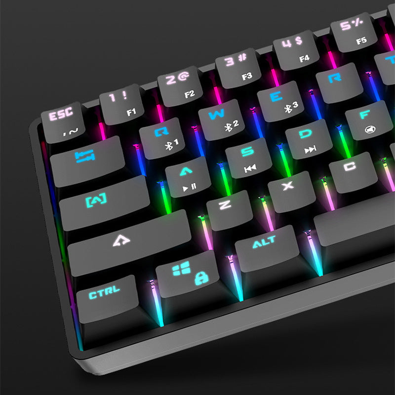 Clavier mécanique sans fil Bluetooth – Touches PBT colorées