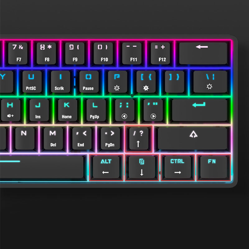 Clavier mécanique sans fil Bluetooth – Touches PBT colorées