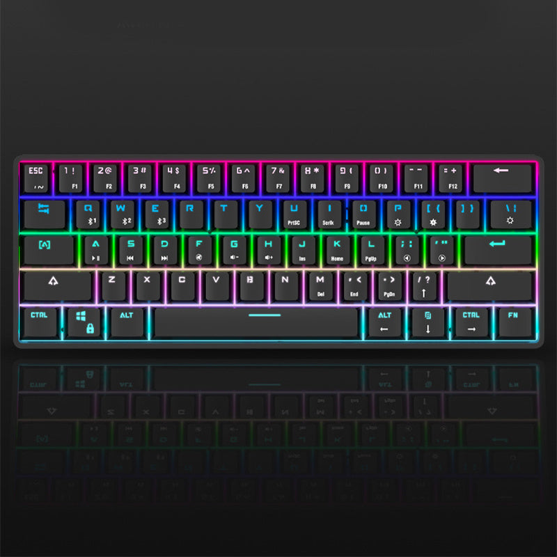 Clavier mécanique sans fil Bluetooth – Touches PBT colorées