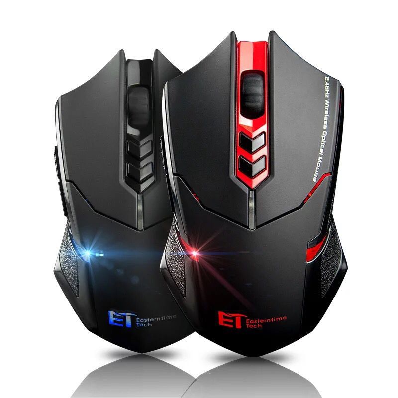 Silent Wireless Mouse – LED Luminous & Power-Saving