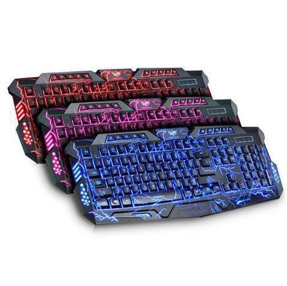 LED Luminescent Gaming Keyboard – Backlit & Ergonomic