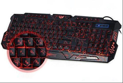 LED Luminescent Gaming Keyboard – Backlit & Ergonomic