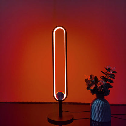 U-Shaped RGB Table Lamp – Vibrant & Modern