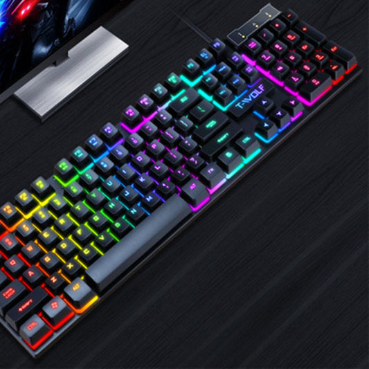 Wired Keyboard – RGB Luminous Floating Keys