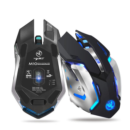 HXSJ Wireless Gaming Mouse – 2.4G, RGB Glowing Design
