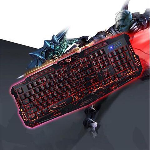 LED Luminescent Gaming Keyboard – Backlit & Ergonomic