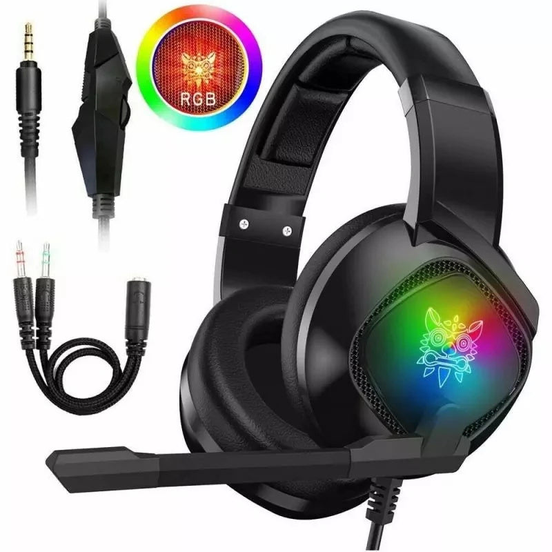 Noise-Canceling RGB Headset