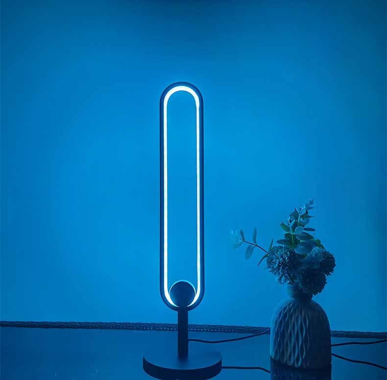 U-Shaped RGB Table Lamp – Vibrant & Modern