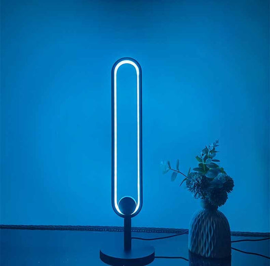 U-Shaped RGB Table Lamp – Vibrant & Modern