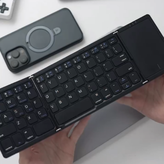 Folding Bluetooth Keyboard – Portable Wireless Keyboard