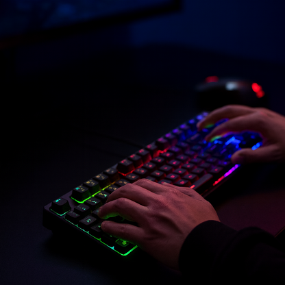 Clavier de jeu mécanique Vortex RGB