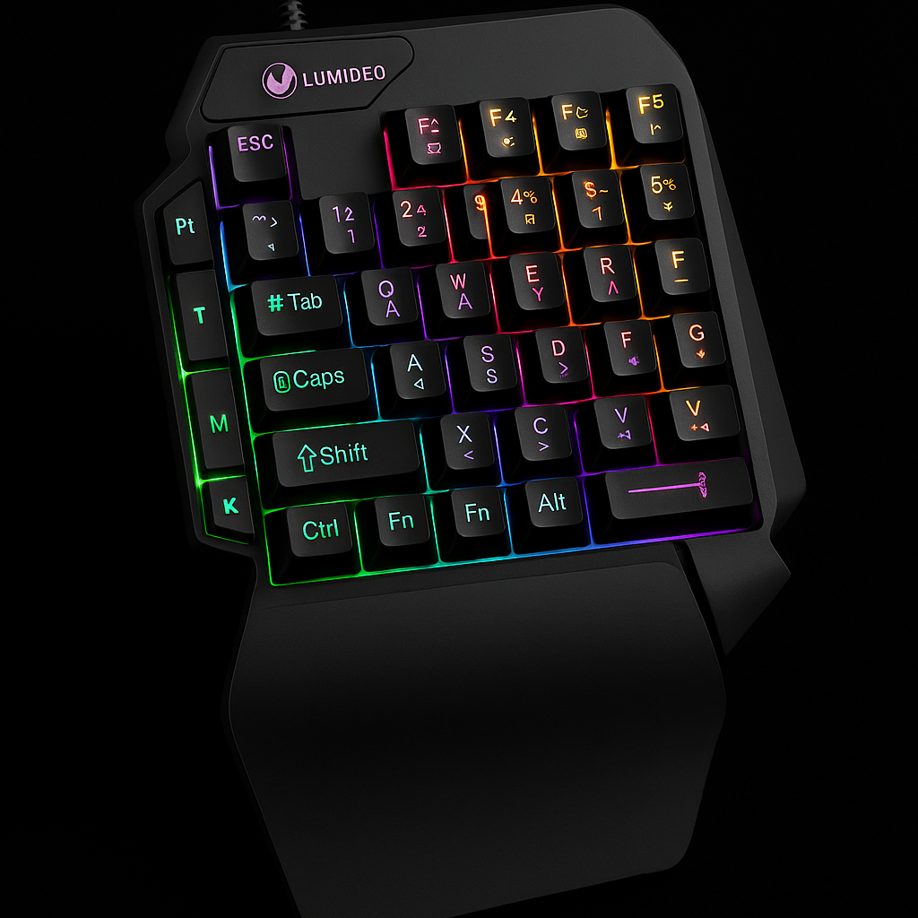 One-Hand RGB Gaming Keyboard