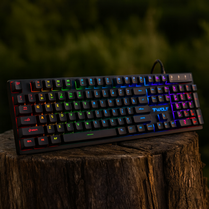Clavier de jeu T-WOLF RGB
