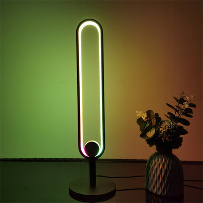 U-Shaped RGB Table Lamp – Vibrant & Modern