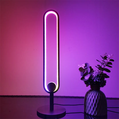 U-Shaped RGB Table Lamp – Vibrant & Modern